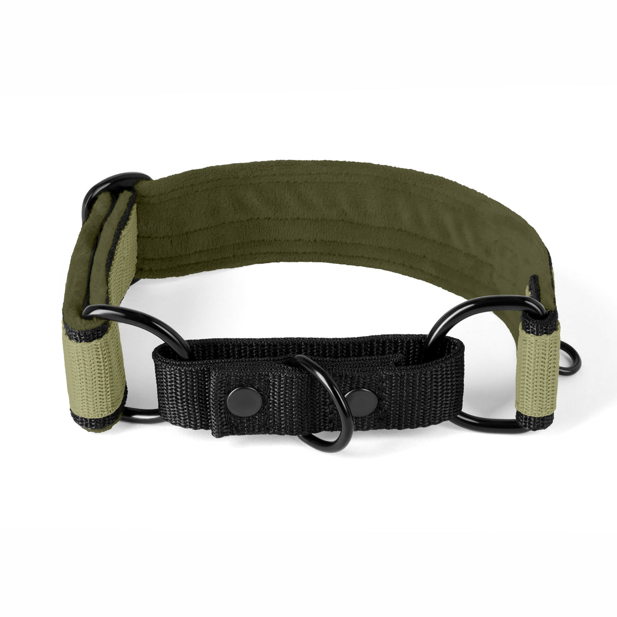 Hundstaff Martingale Black Edition Olive Green