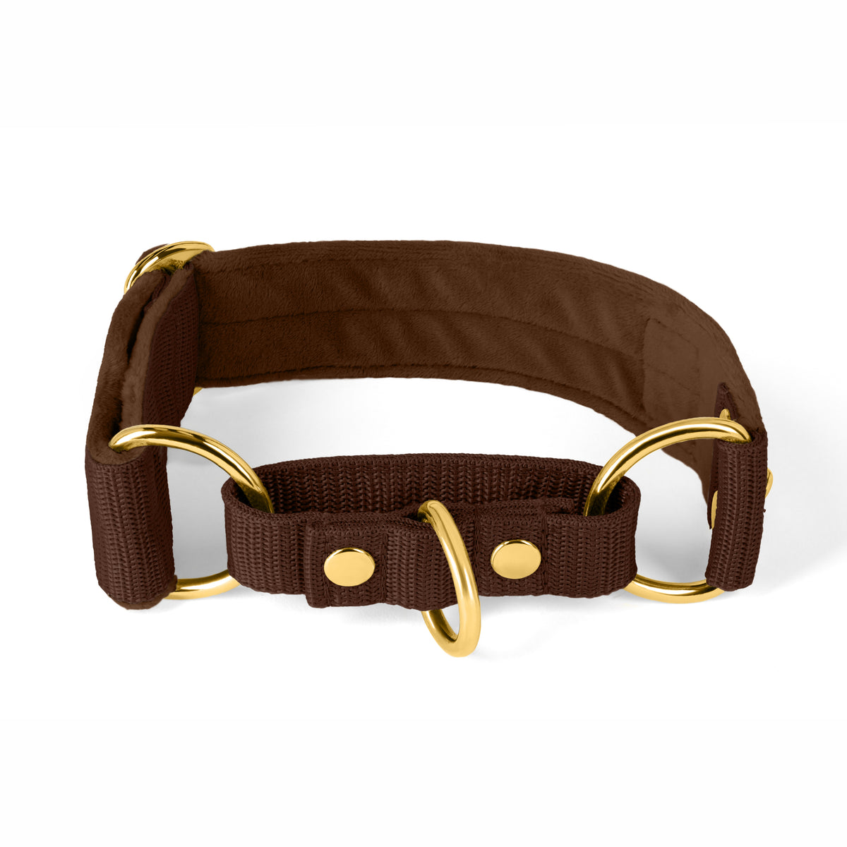 Martingala Golden Brown - Cuello ancho forrado medio planchado