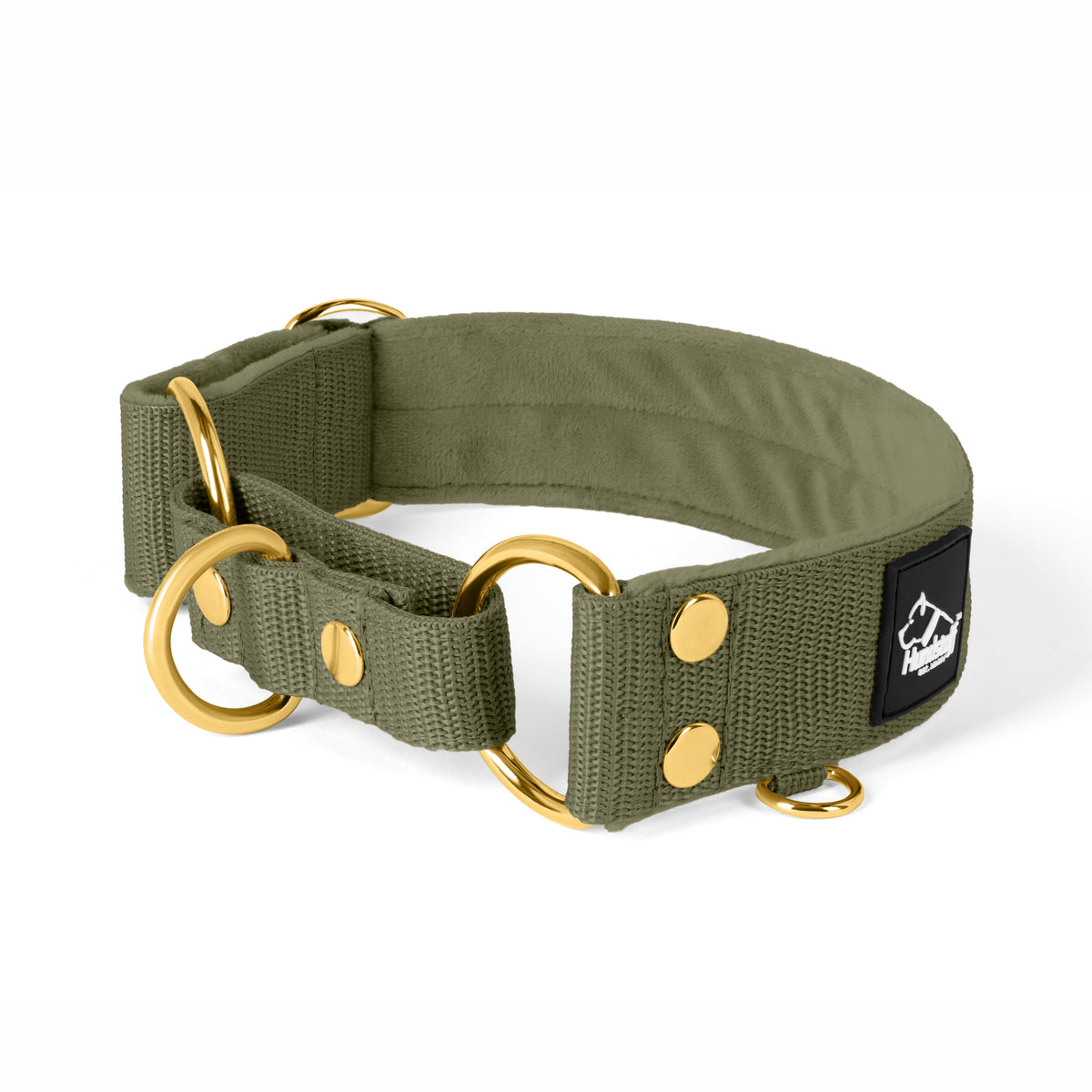 Martingale Golden Khaki - Collar forrado doblado semi-martingale