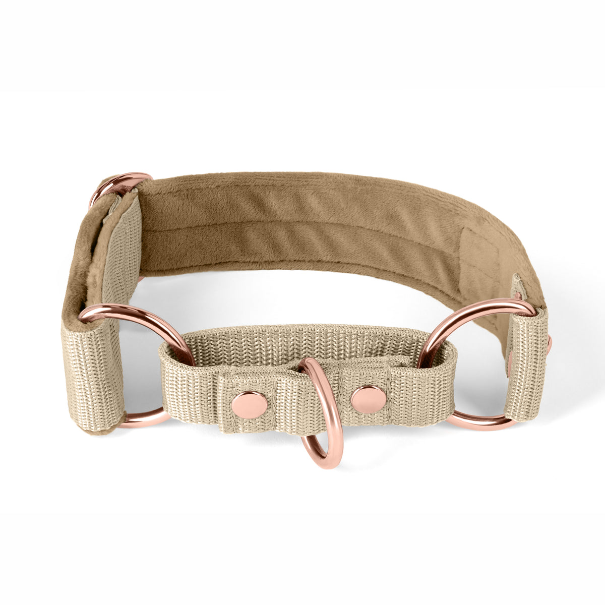 Martingale Pink Edition Rosa - Collar forrado doblado medio planchado