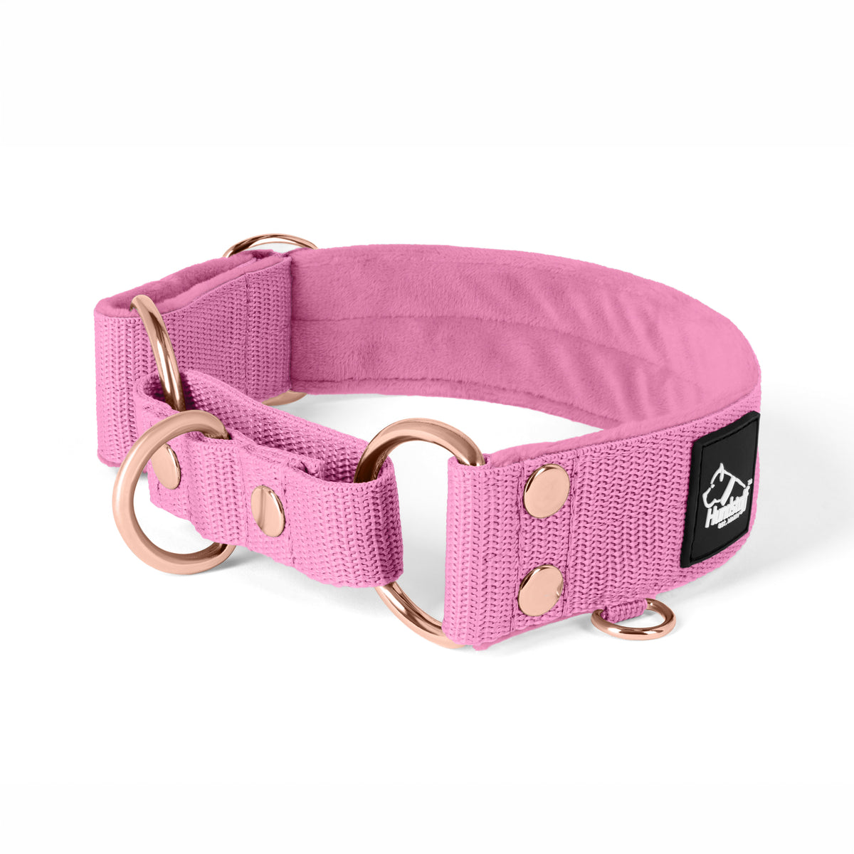 Martingale Pink Edition Rosa - Collar forrado doblado medio planchado