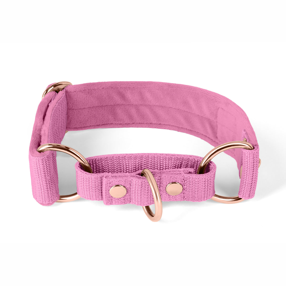 Martingale Pink Edition Rosa - Collar forrado doblado medio planchado