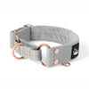 Martingale Pink Grey Edition - Collar ancho acolchado semi-rígido