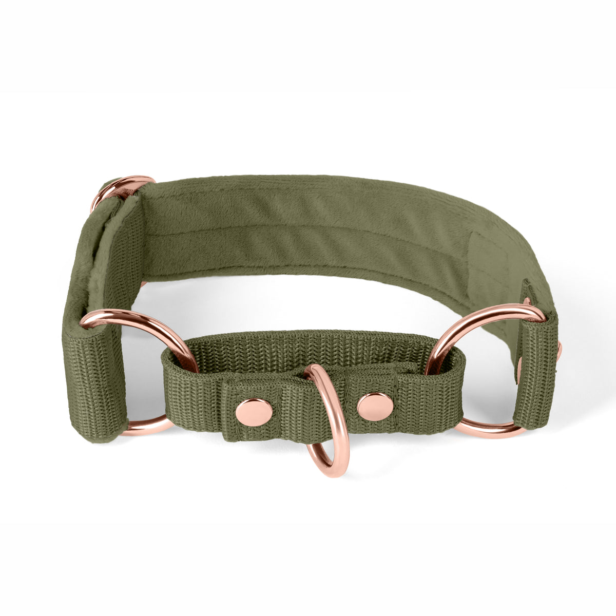 Martingale Pink Edition Rosa - Collar forrado doblado medio planchado