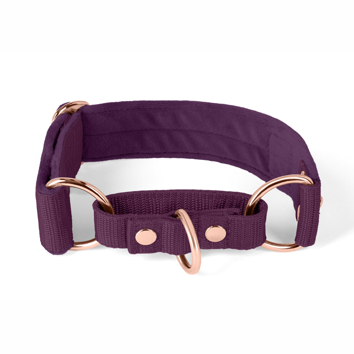 Martingale Pink Edición Plum - Collar forrado doblado medio planchado