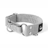 Martingala Grey - Collar ancho forrado medio planchable