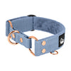 Martingale Rose Edition Azul Pastel - Collar forrado doblado medio planchado