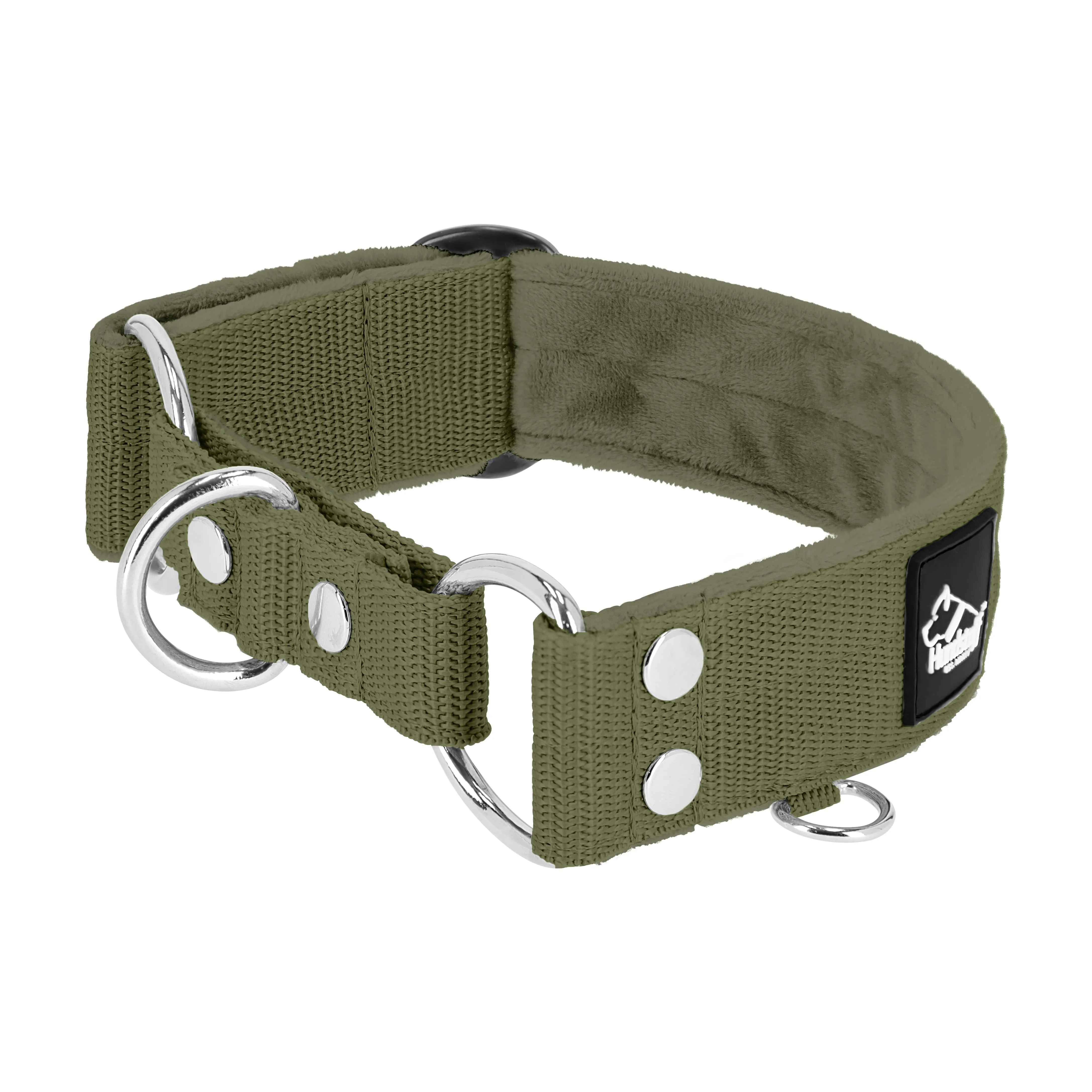 Martingale Khaki - Collar ancho forrado medio planchado