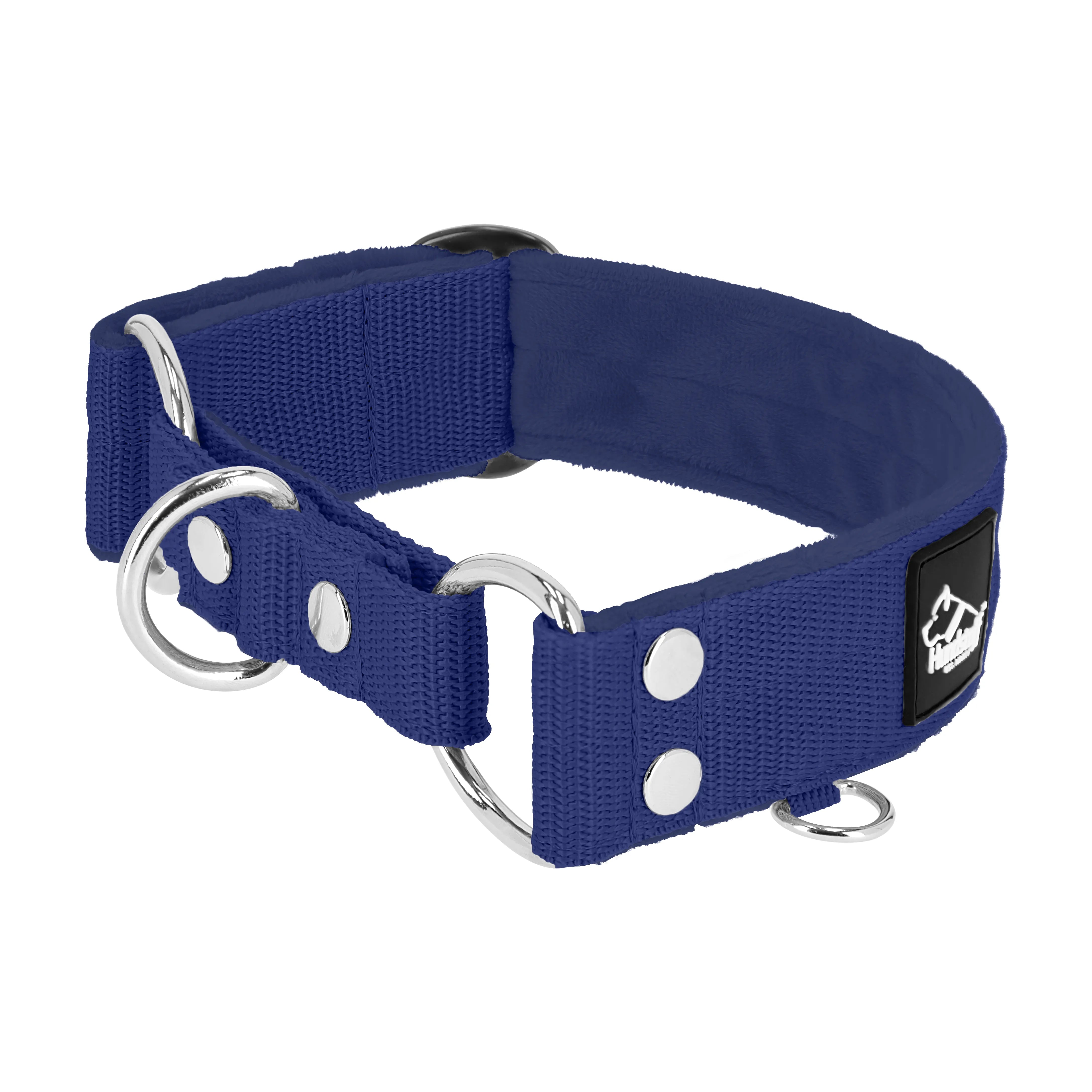Martingale Azul Marino - Cuello ancho forrado medio planchado