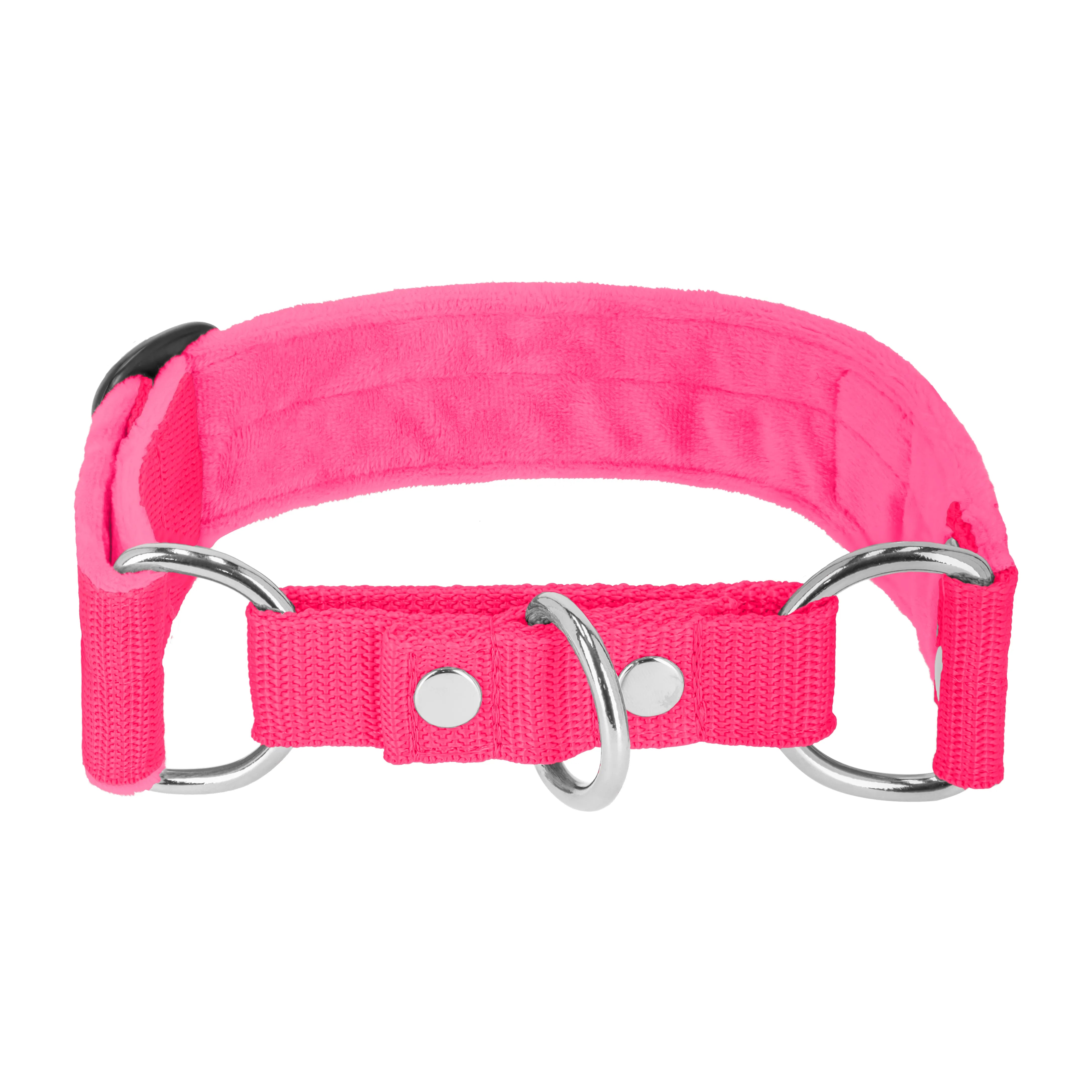 Martingala Rosa - Collar forrado doblado medio planchado
