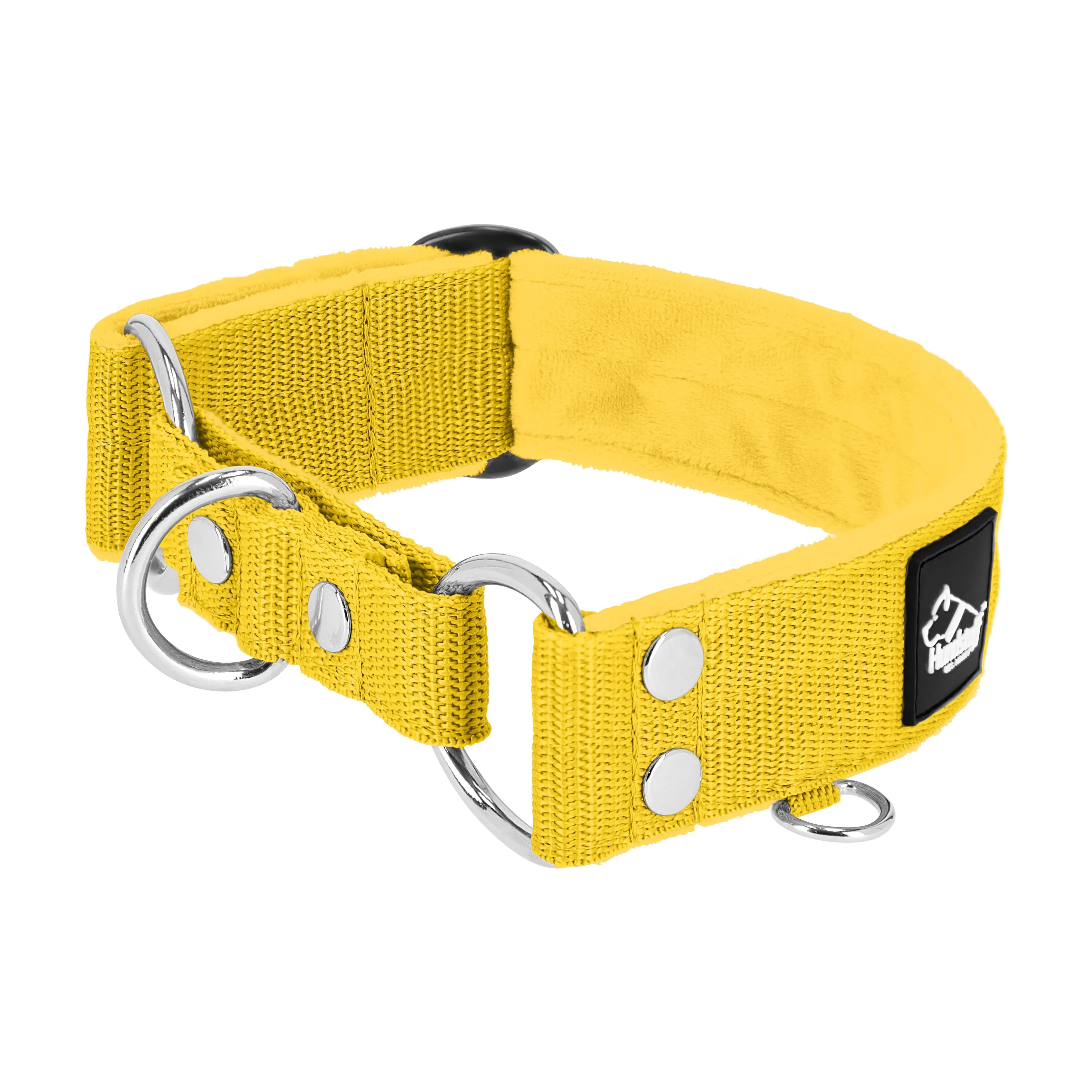 Martingale Amarillo - Cuello doblado forrado medio planchado