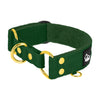 Martingala Golden Forest Green - Cuello doblado forrado medio planchado