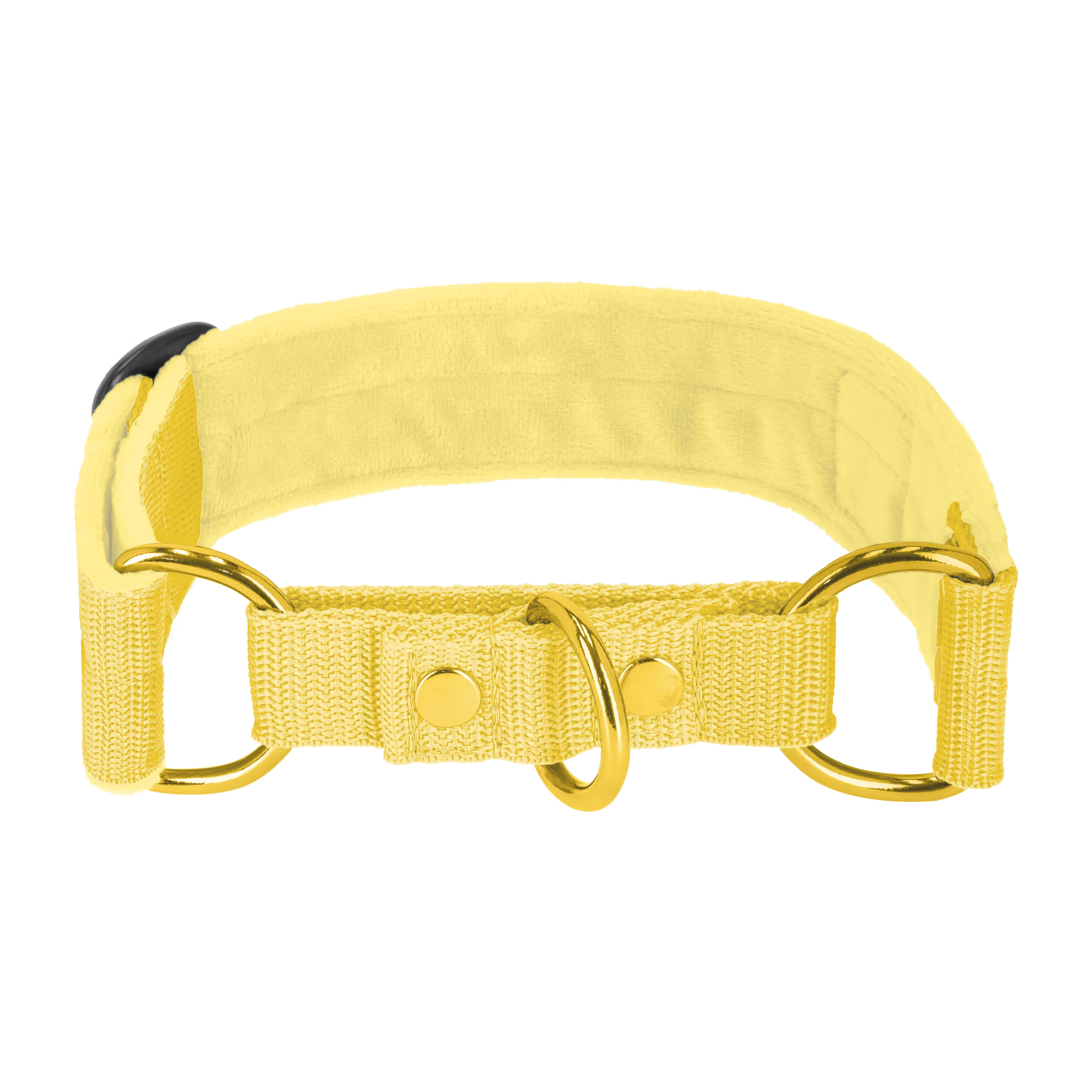 Martingala Oro Amarillo - Collar forrado doblado medio planchado