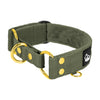 Martingale Golden Khaki - Collar forrado doblado medio planchado