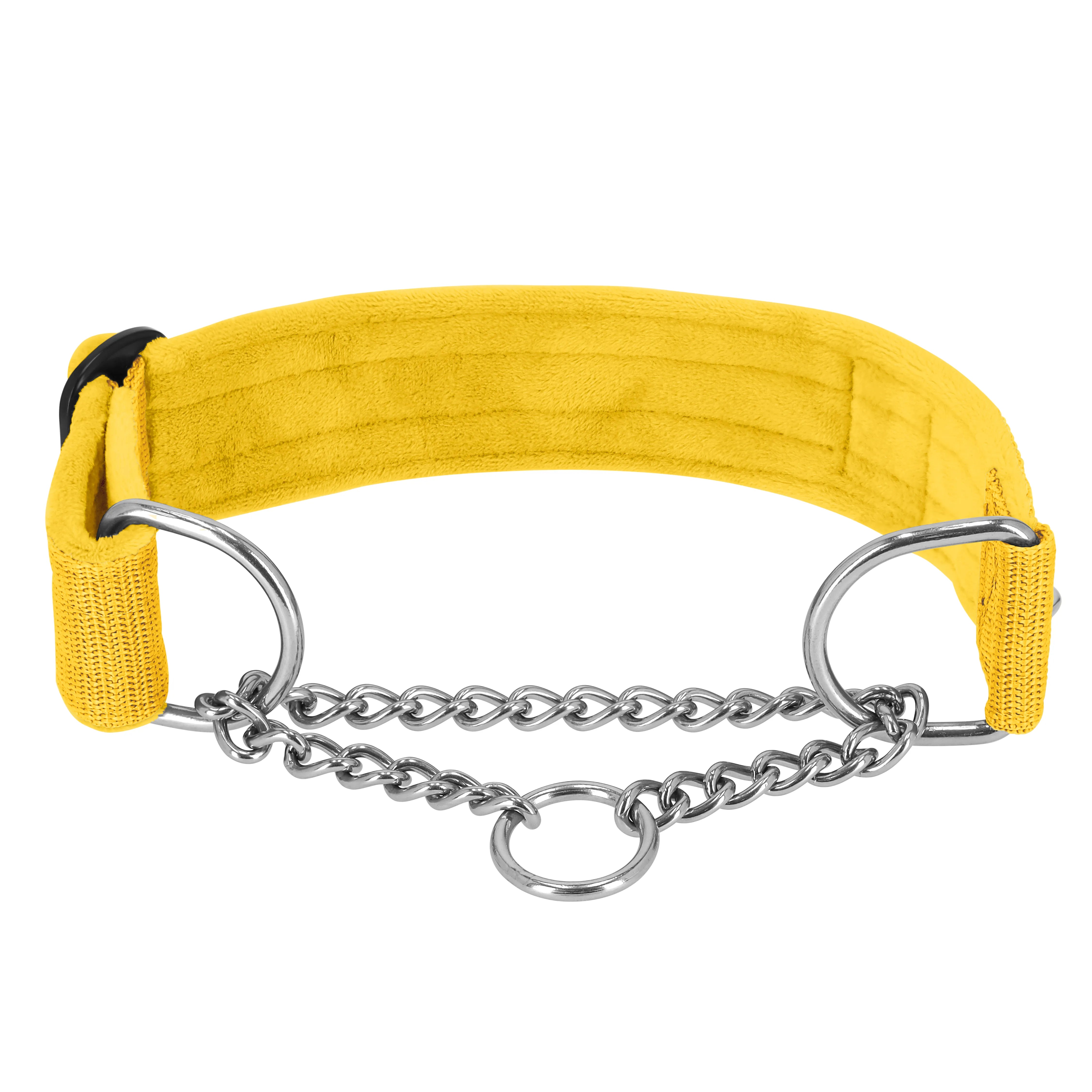 Martingale Chain Set Yellow - Collar de semi-ahogo y correa