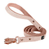Walk Leash Rose Edition Pastel Beige - Correa de nylon segura en diferentes longitudes