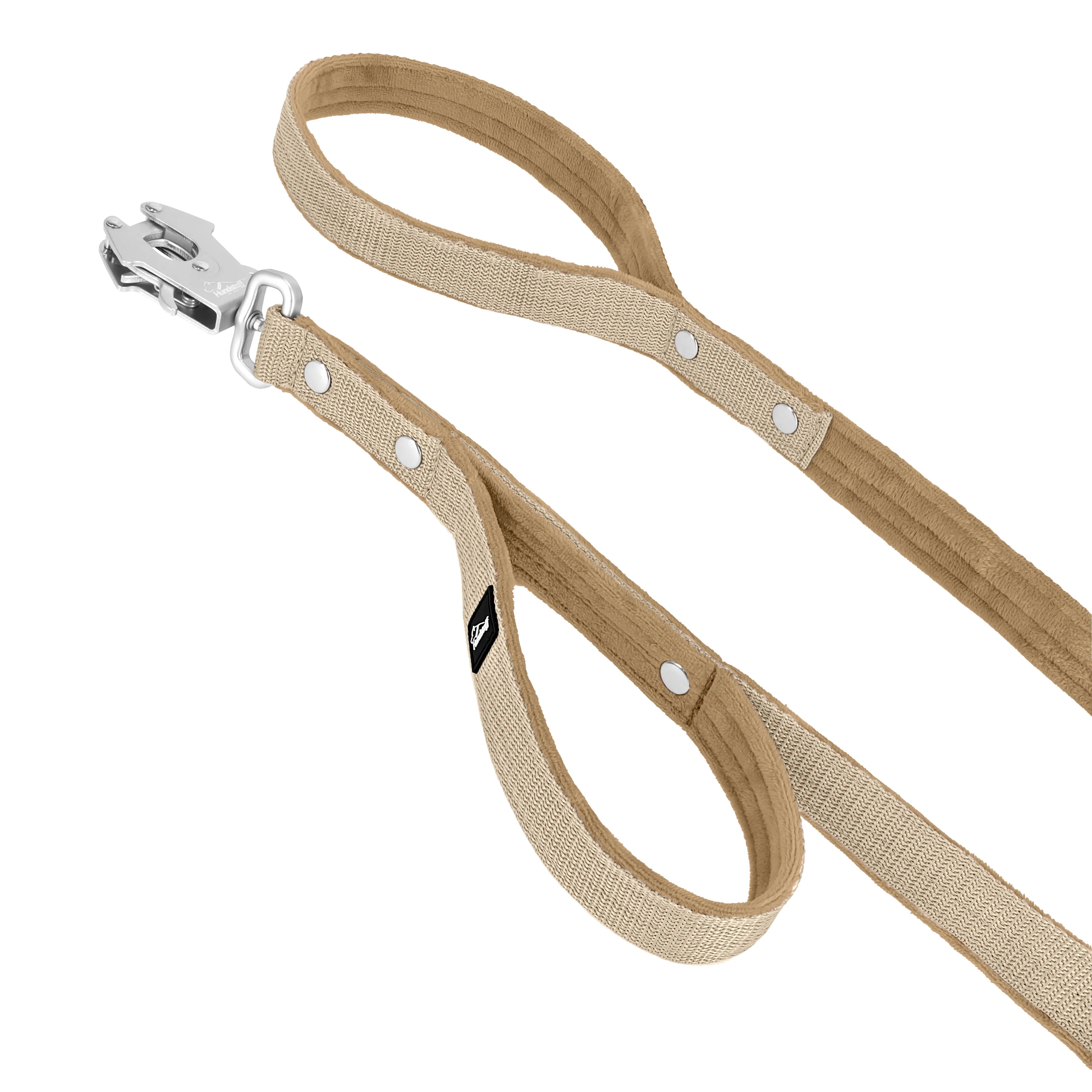 Guard Leash Beige - Correa Guard con asa adicional