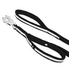 Guard Leash Safe Black - Correa de protección con asa y reflector