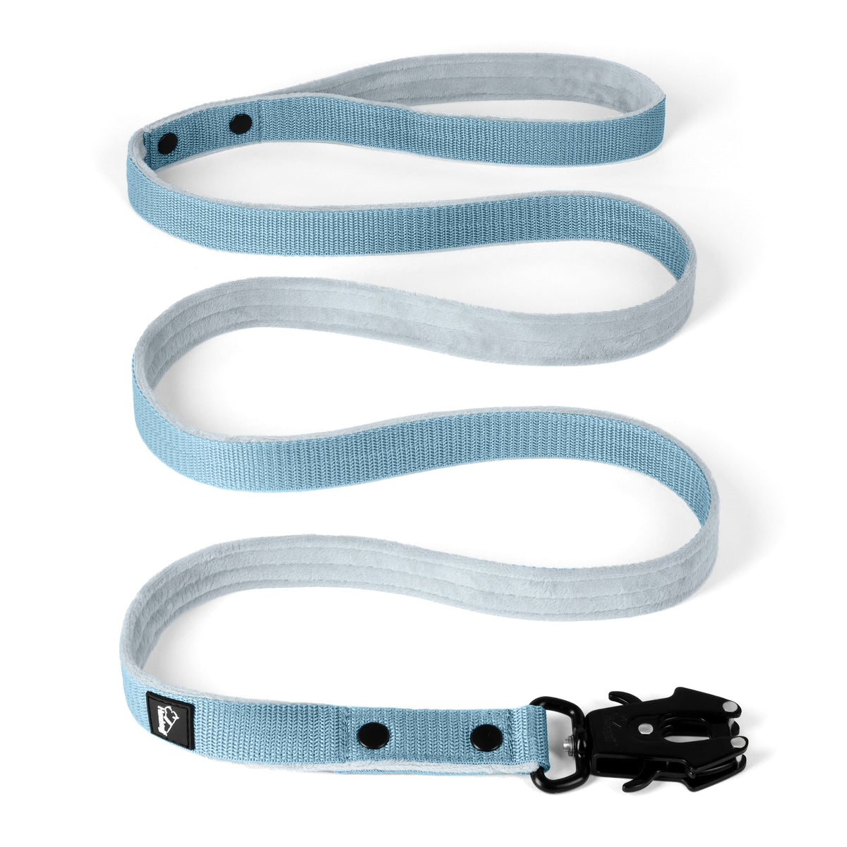 Walk Leash Black Edition Baby Blue - Correa de nylon segura en varias longitudes