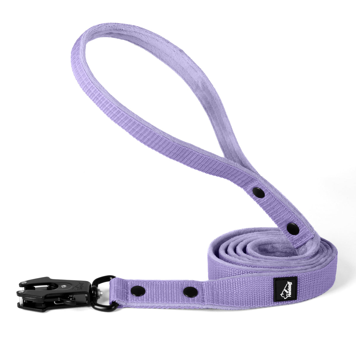 Walk Leash Black Edition Baby Purple - Correa de nylon segura en distintas longitudes