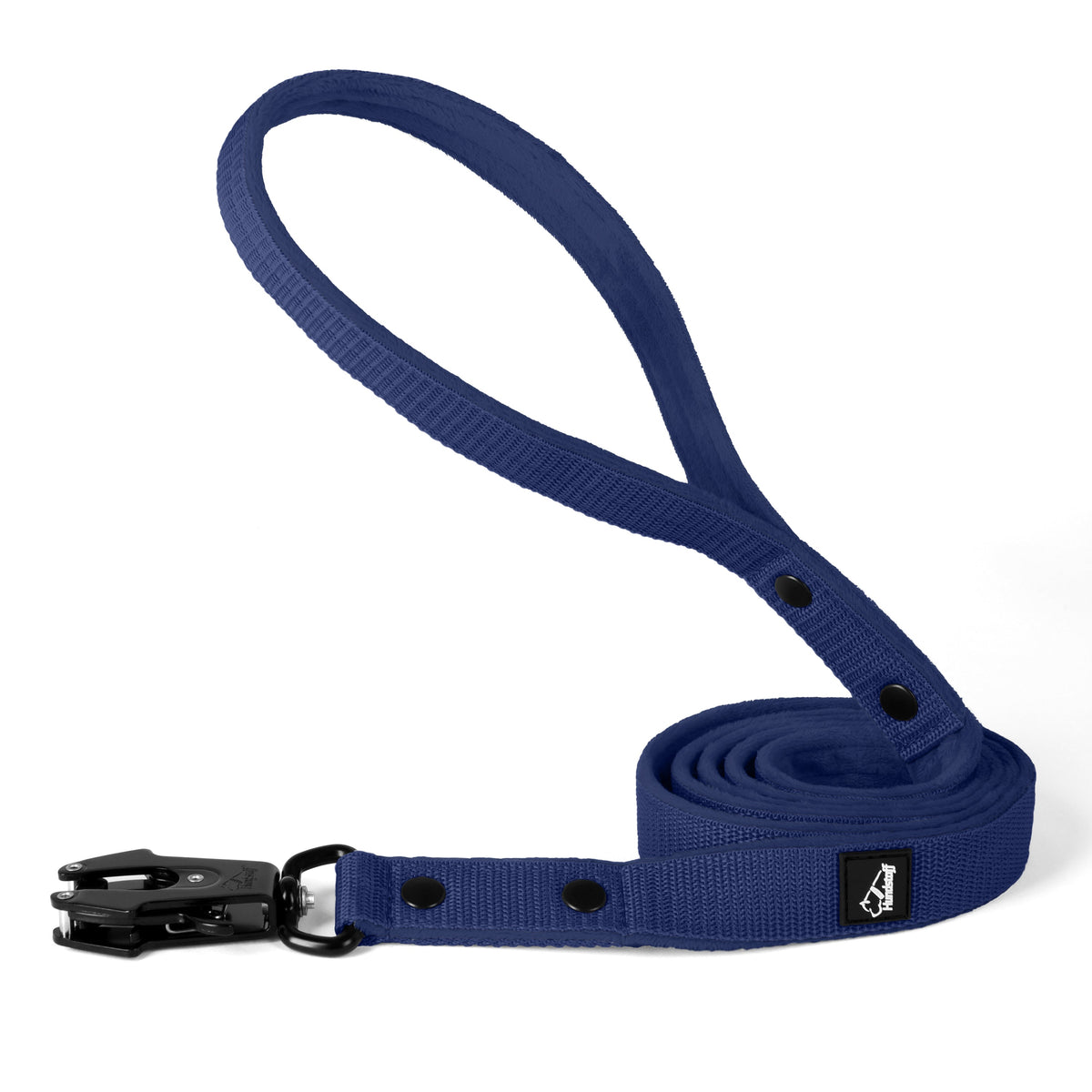 Walk Leash Black Edition Navy Blue - Correa de nylon segura en diferentes longitudes