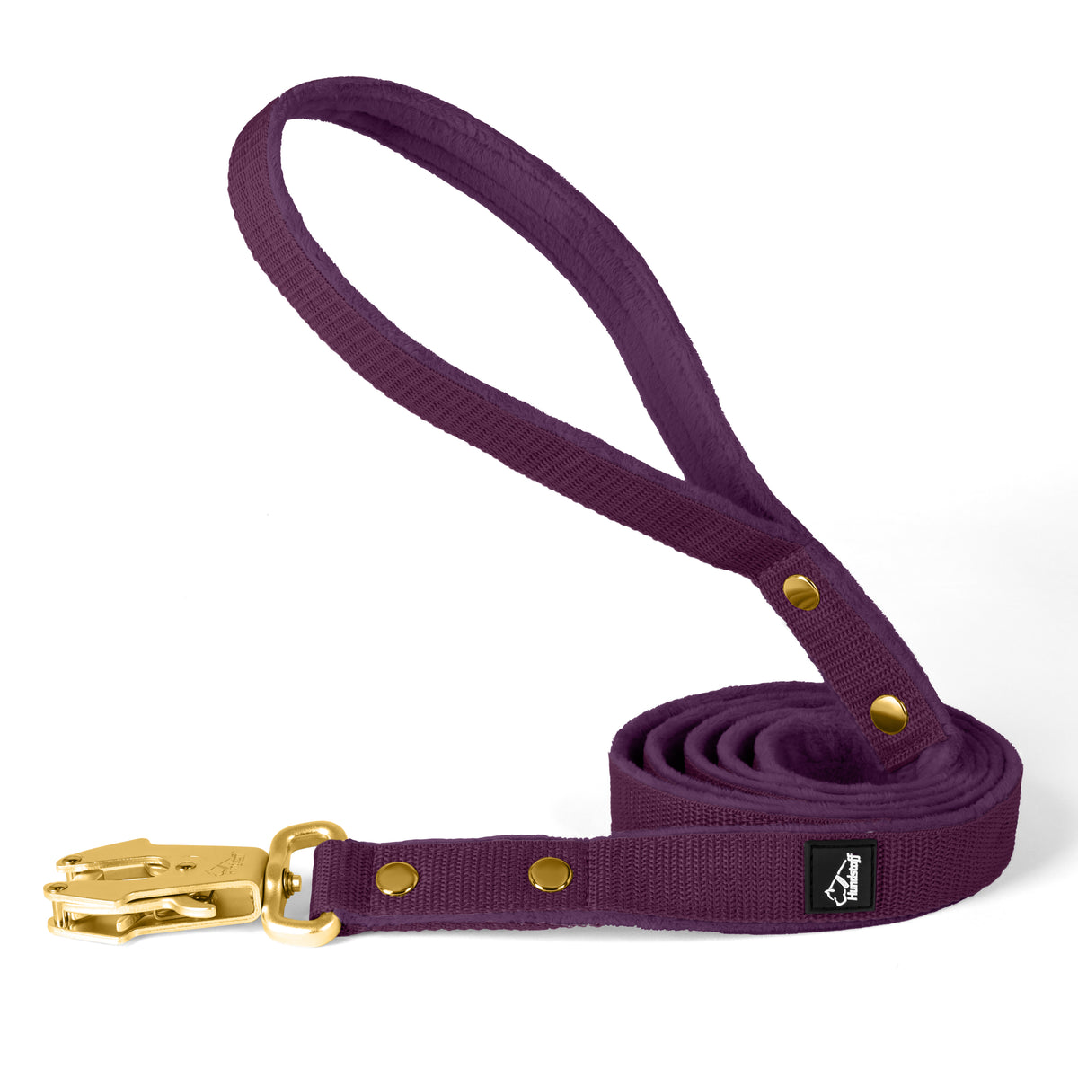 Walk Leash Golden Plum - Correa de nylon segura en diferentes longitudes