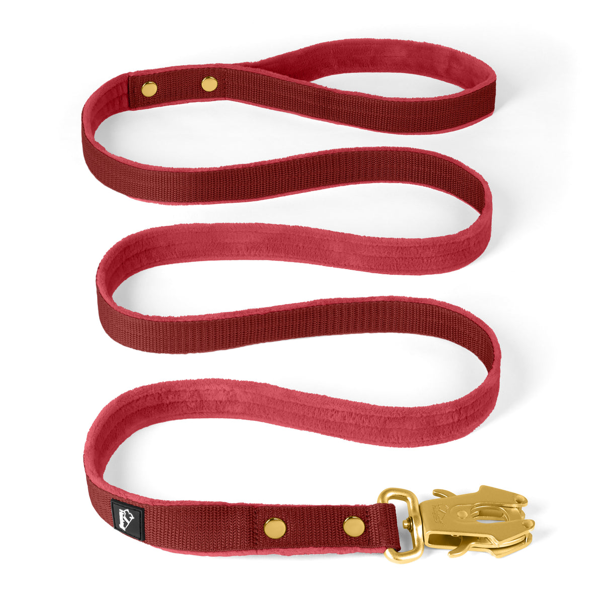 Walk Leash Golden Raspberry Red - Correa de nylon resistente en varias longitudes
