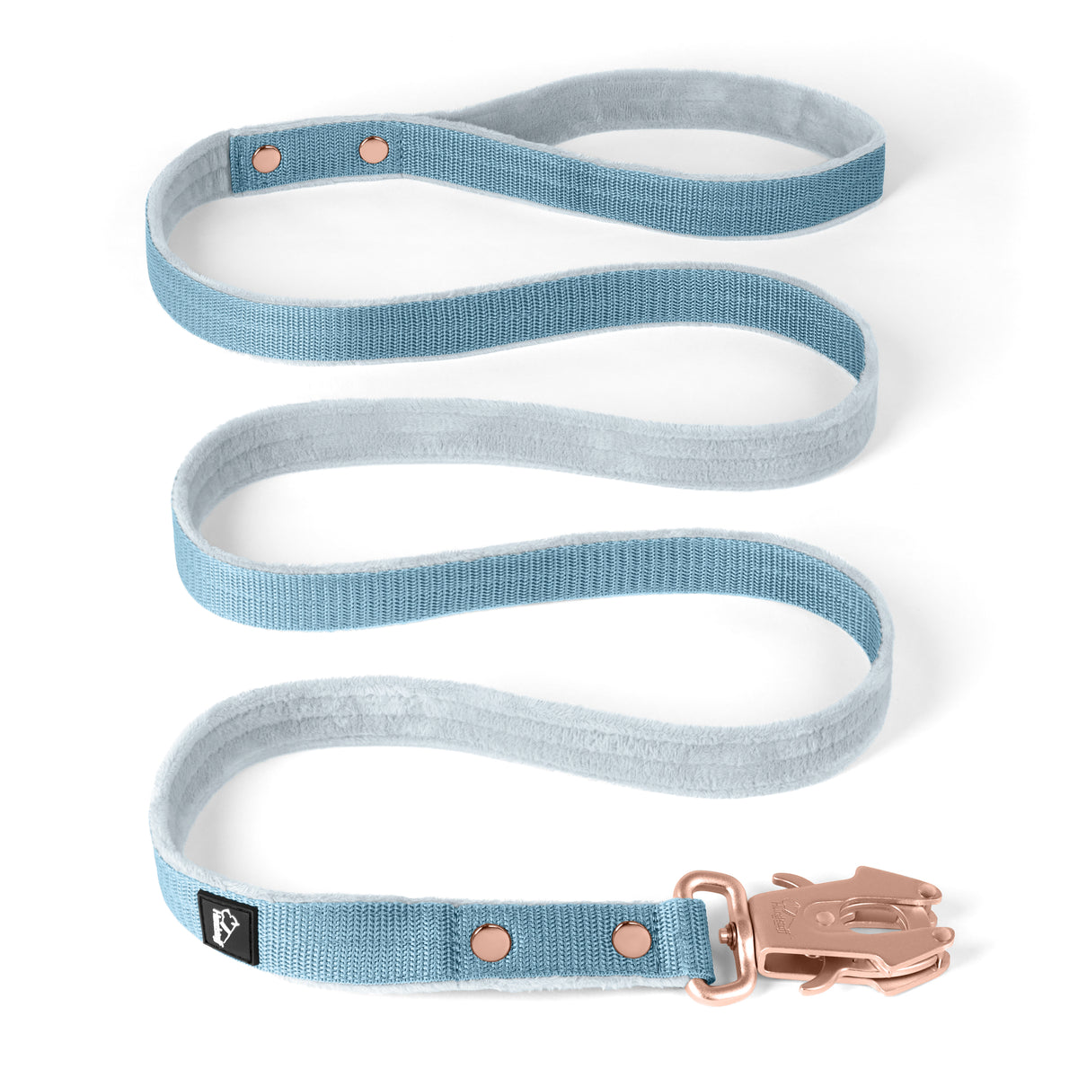 Walk Leash Rose Edition Pastel Blue - Correa de nylon resistente en diferentes longitudes
