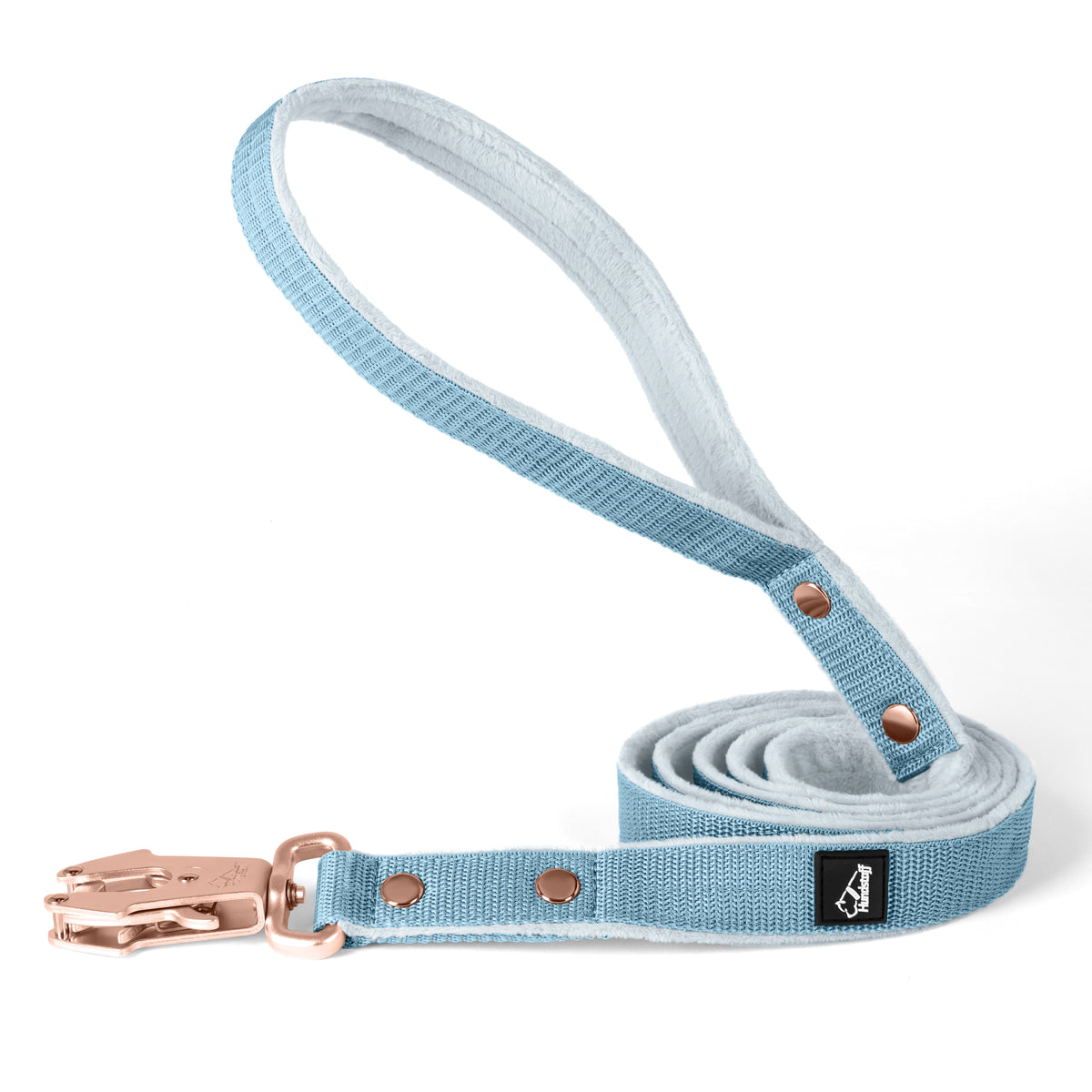 Walk Leash Rose Edition Pastel Blue - Correa de nylon resistente en diferentes longitudes