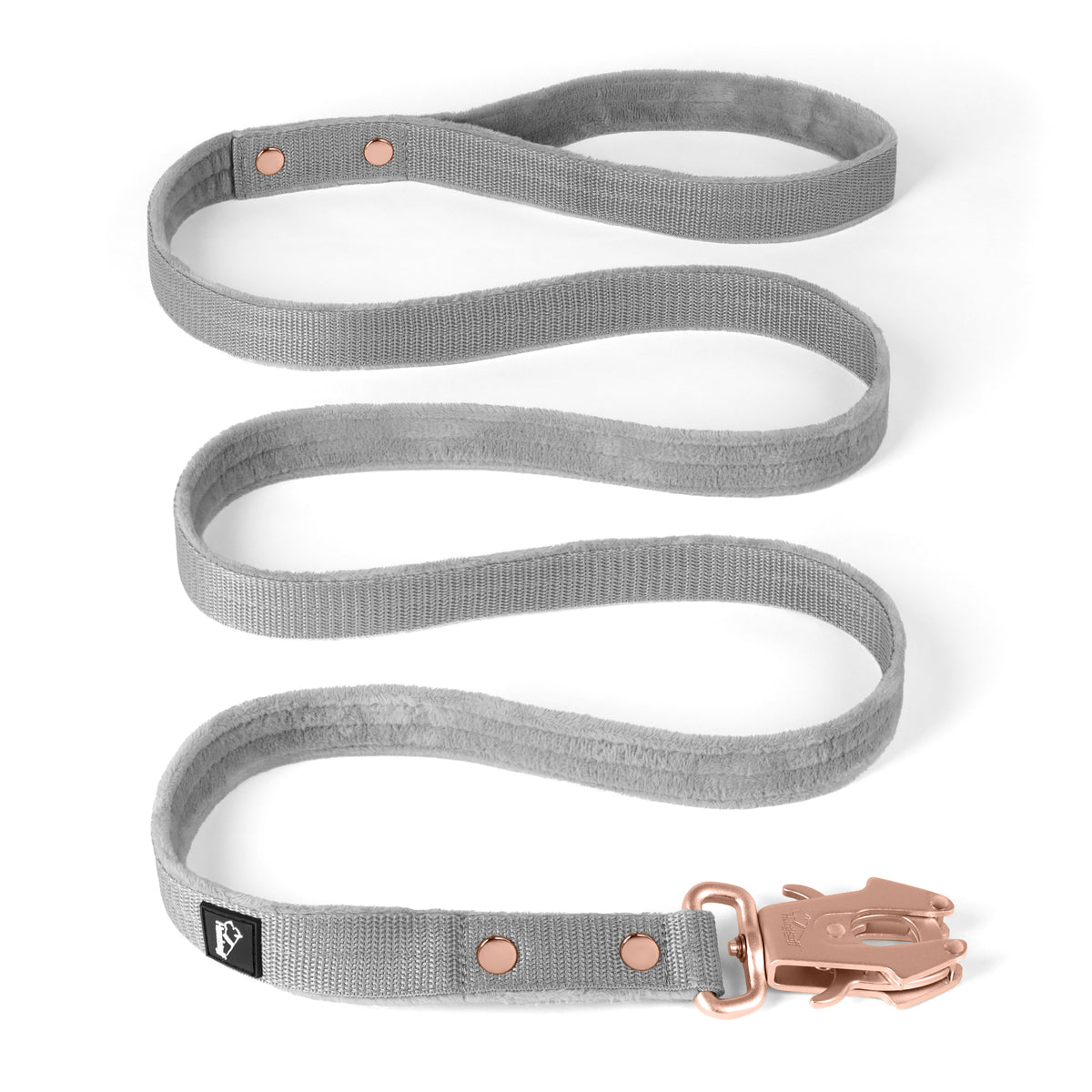 Walk Leash Rose Edition Grey - Correa de nylon segura en varias longitudes
