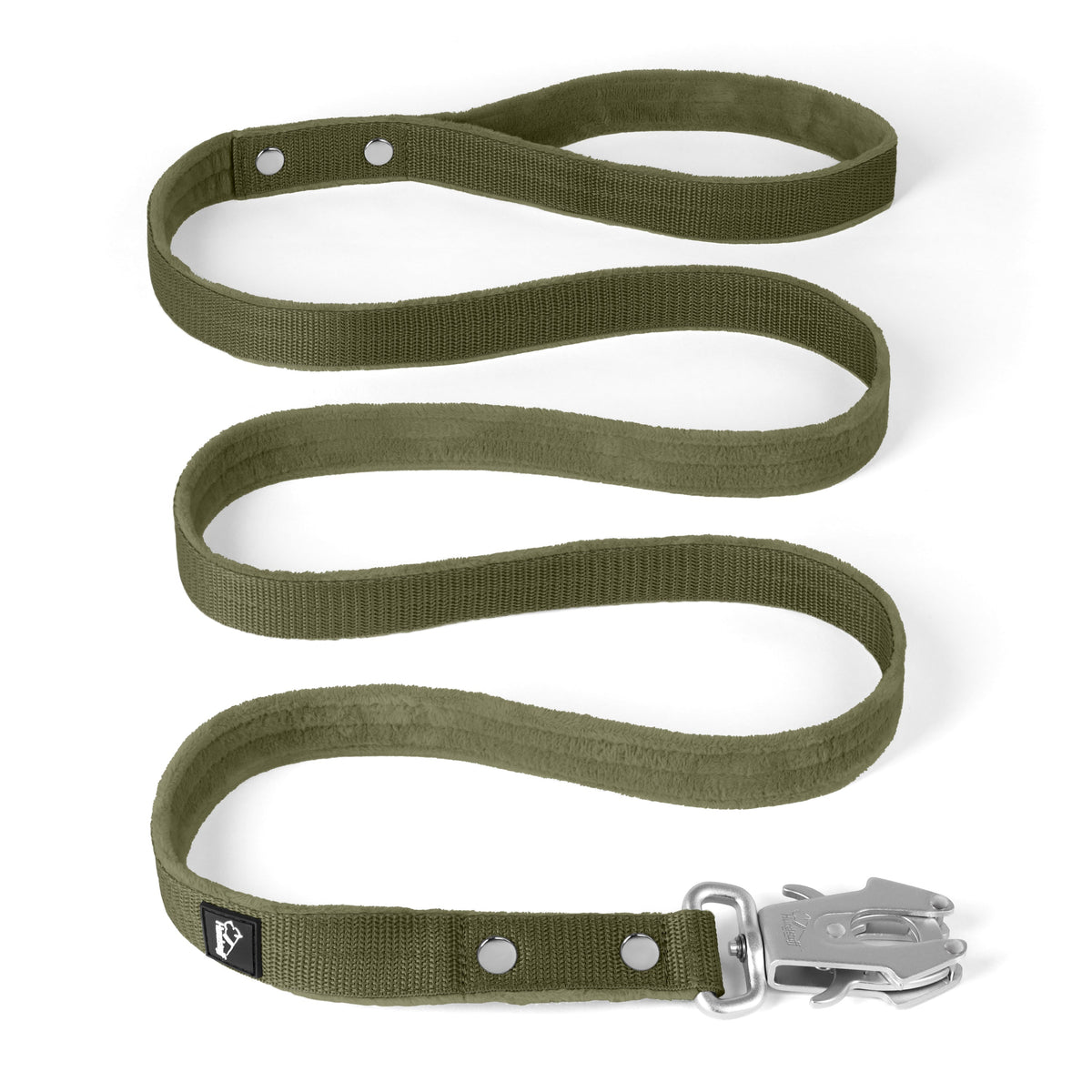Walk Leash Khaki - Correa de paseo en nylon de alta resistencia, disponible en varias medidas