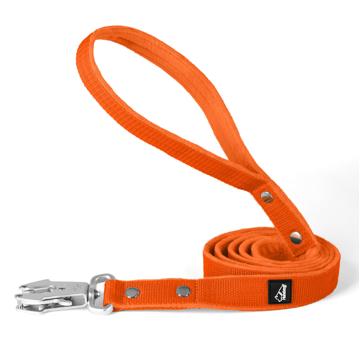 Walk Leash Orange - Correa de nylon segura en diferentes longitudes