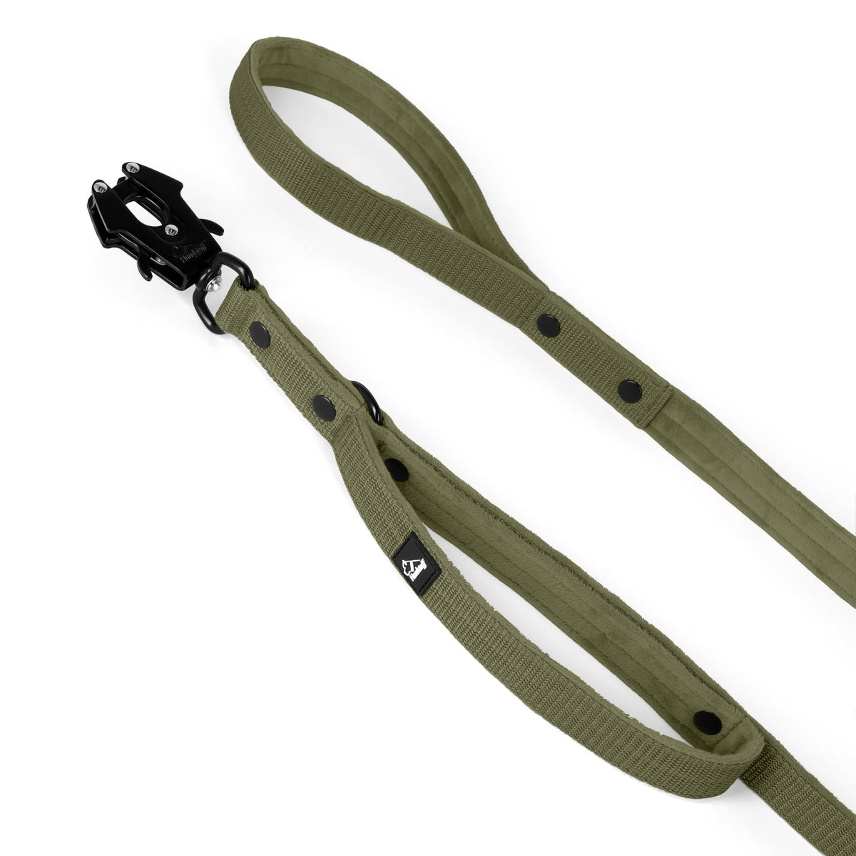 Hundstaff Guard Leash Black Edition Khaki