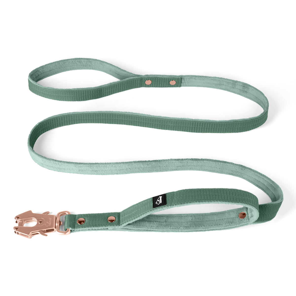 Guard Leash Rose Edition Pastel Green - Correa Guard con asa adicional