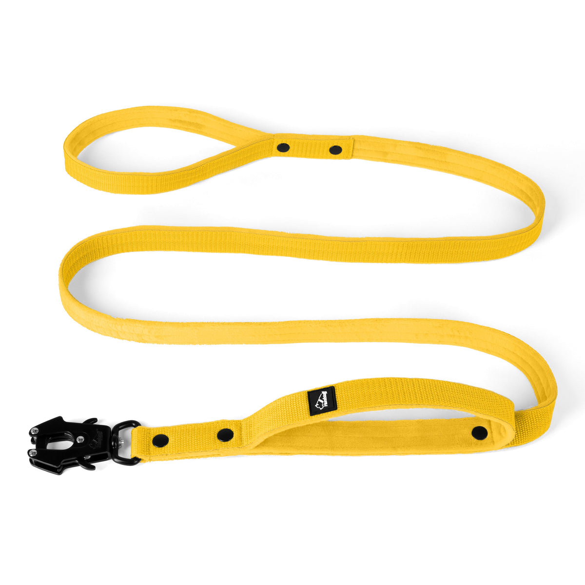 Hundstaff Guard Leash Black Edition Yellow