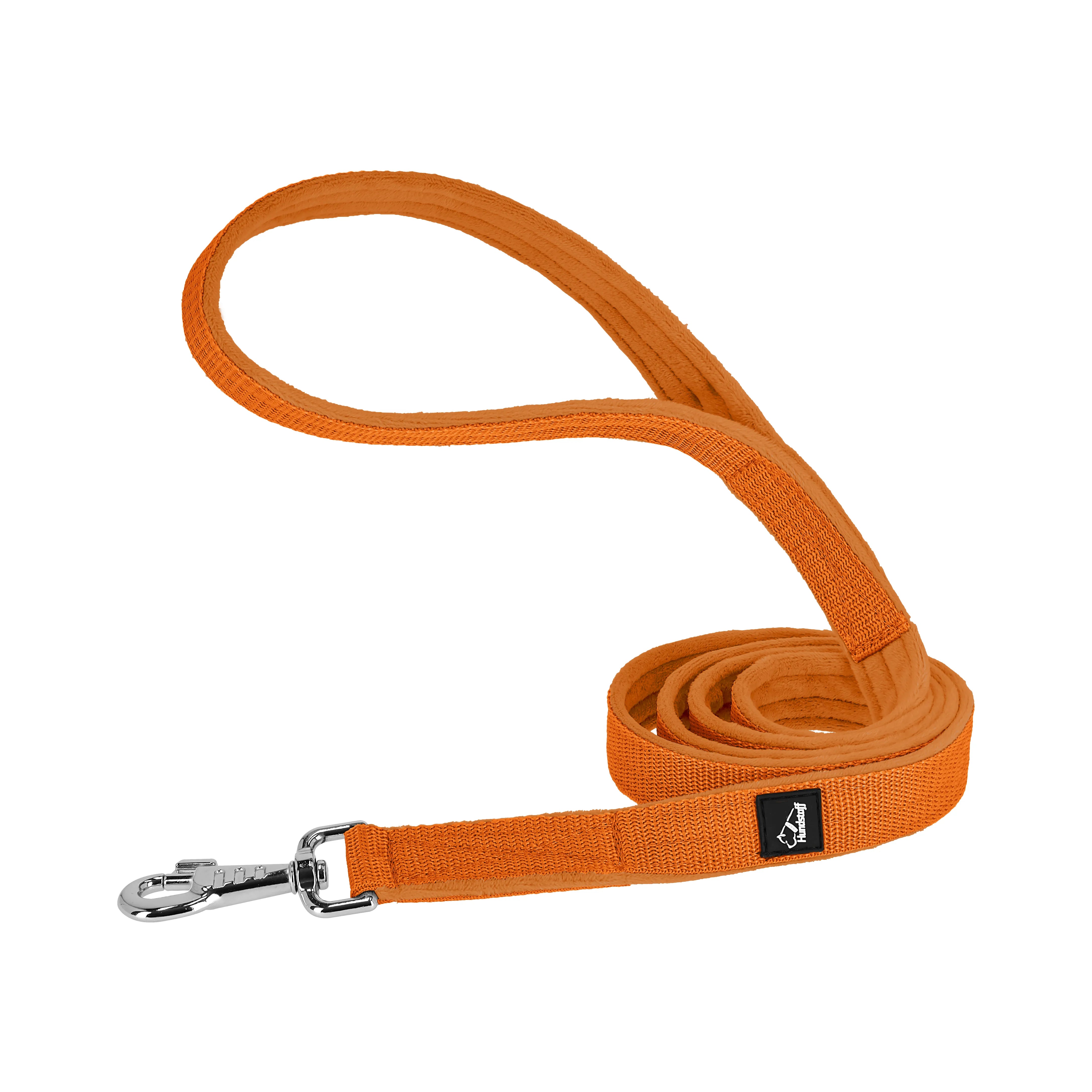 Martingale Chain Set Orange - Collar semi-estrangulador y correa