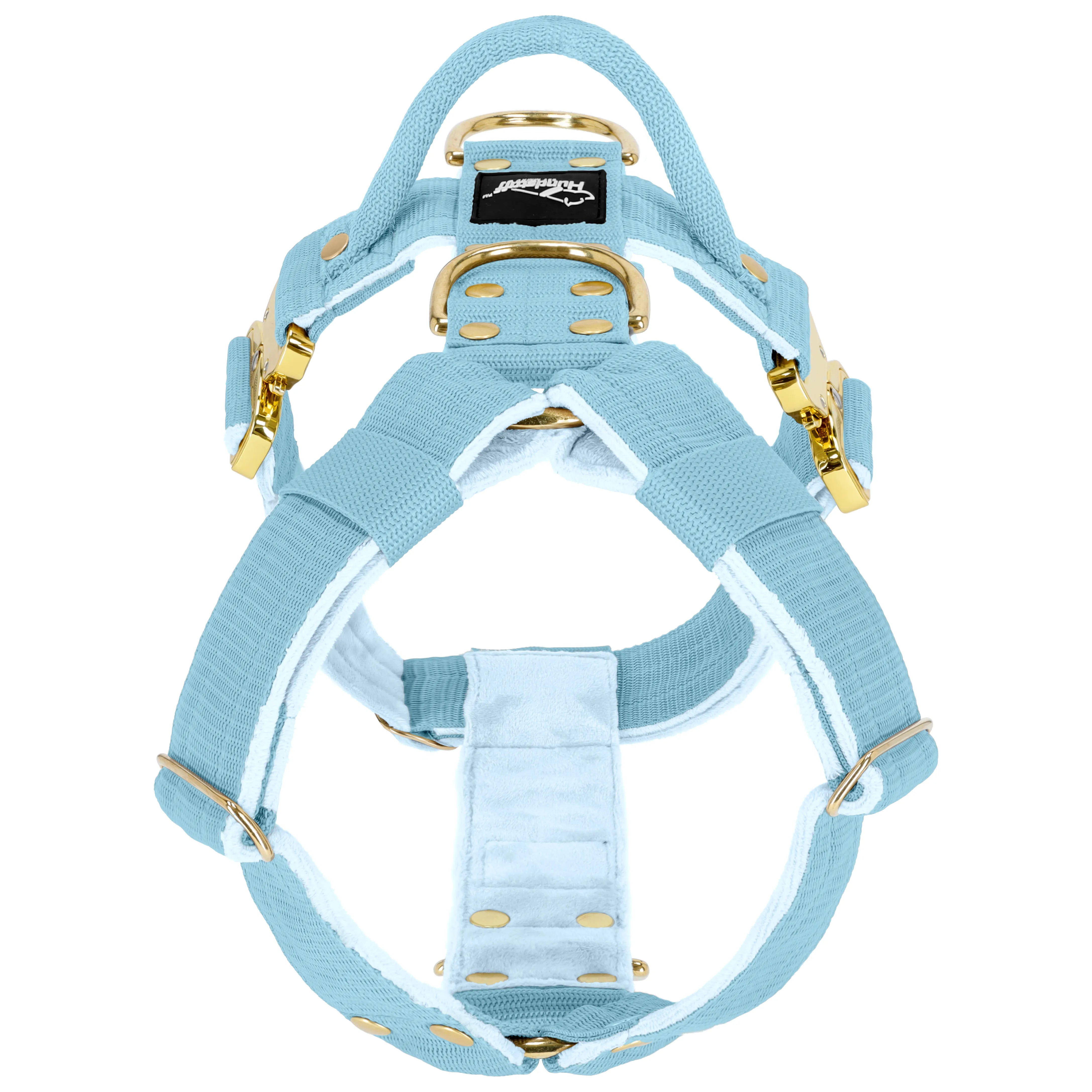 Easy Walk Extreme Gold Buckle Baby Blue - Arnés con hebilla de cierre rápido