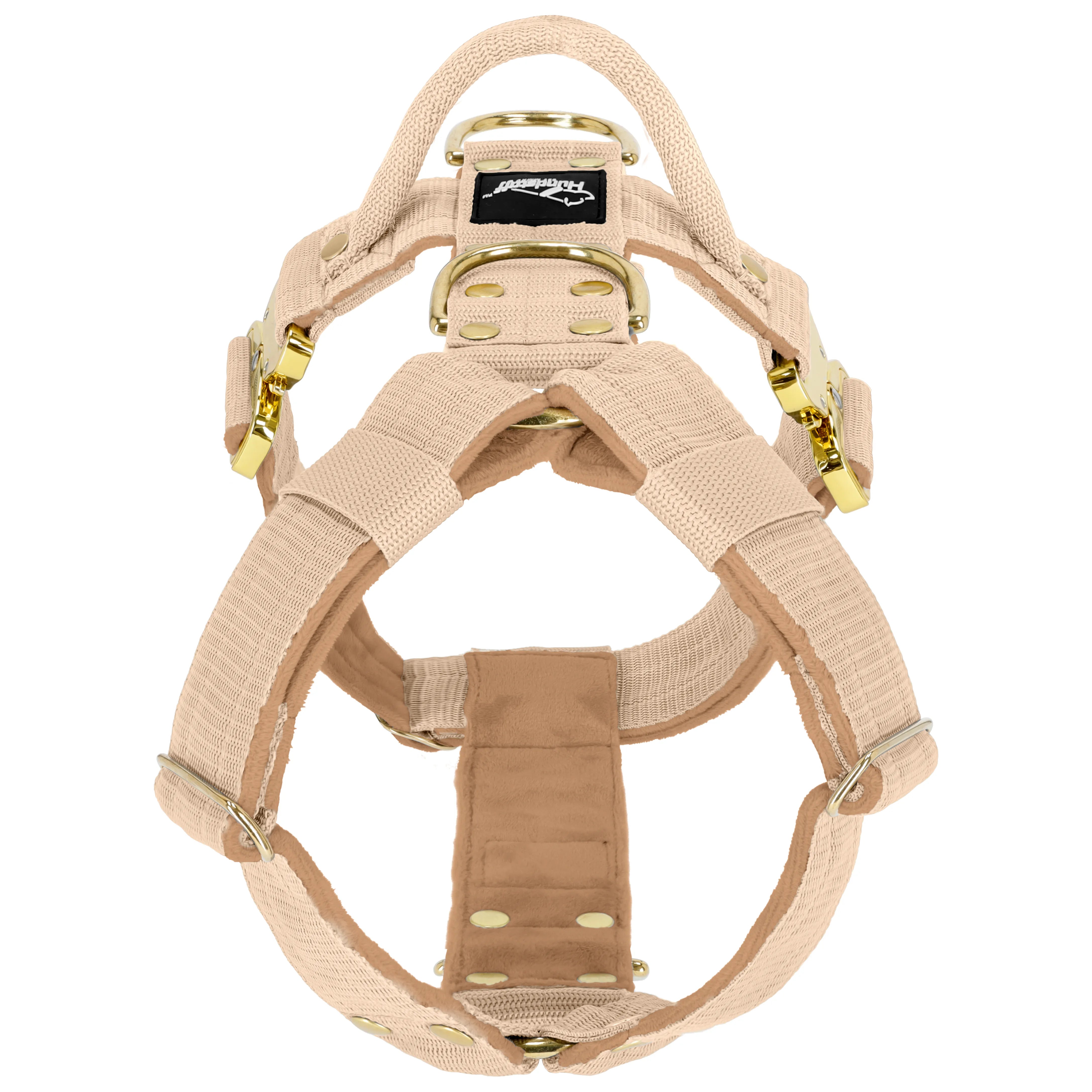 Easy Walk Extreme Gold Buckle Beige - Arnés con cierre rápido