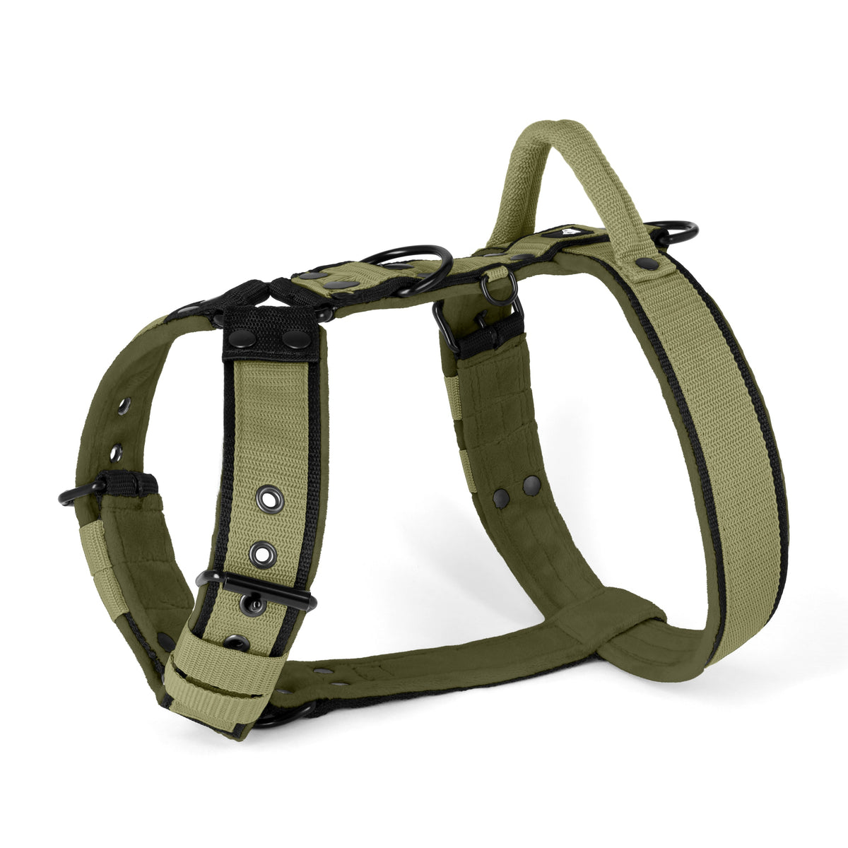 Hundstaff Easy Walk Black Edition Olive Green