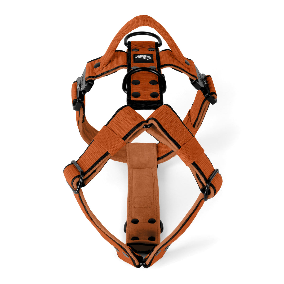 Hundstaff Easy Walk Extreme Black Edition Burned Orange