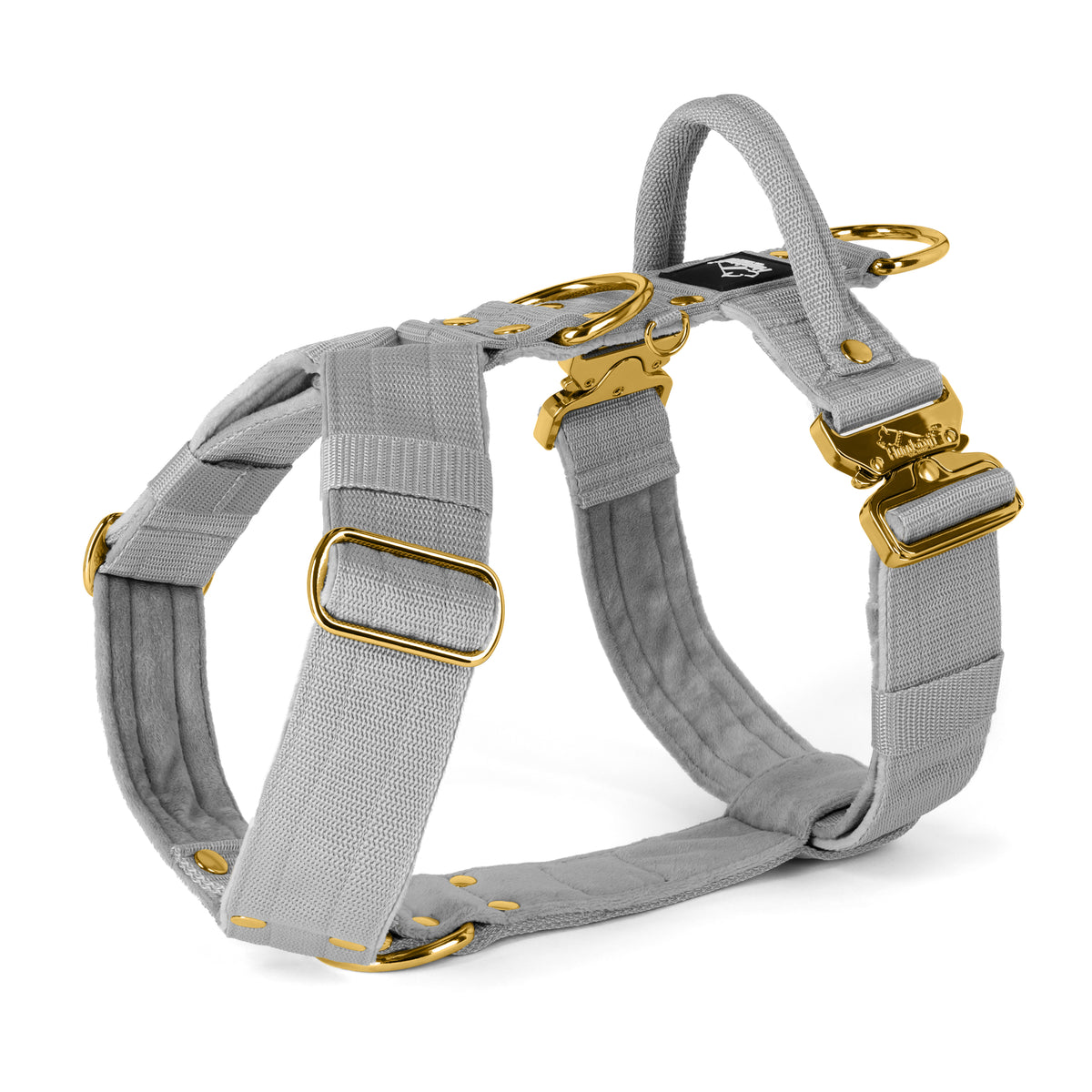 Easy Walk Extreme Gold Buckle Plum - Arnés con cierre rápido