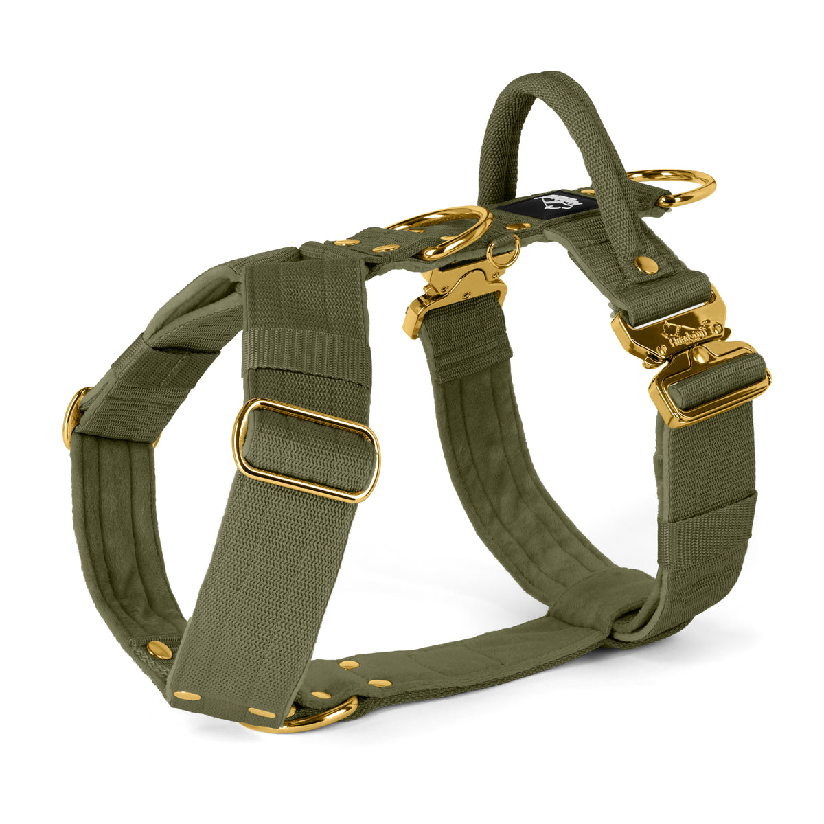 Easy Walk Extreme Gold Buckle Khaki - Arnés con hebilla de apertura rápida