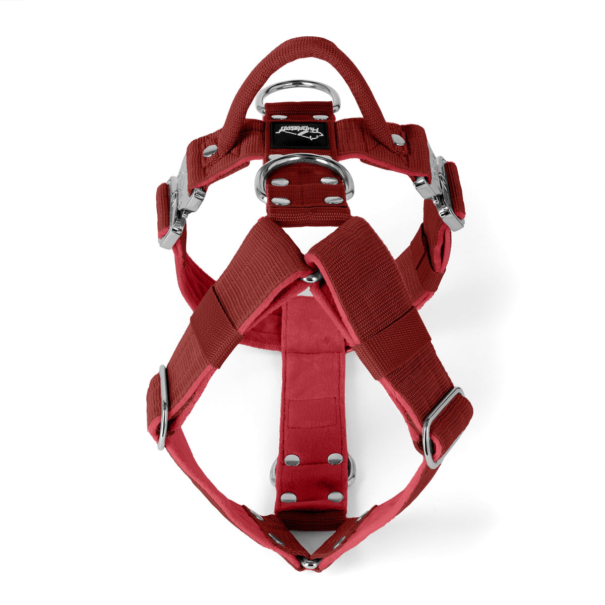Hundstaff Easy Walk Extreme Silver Edition Raspberry Red