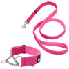 Martingale Chain Set Rosa - Collar de media correa y correa