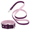 Active Set Plum - Collar y correa activos